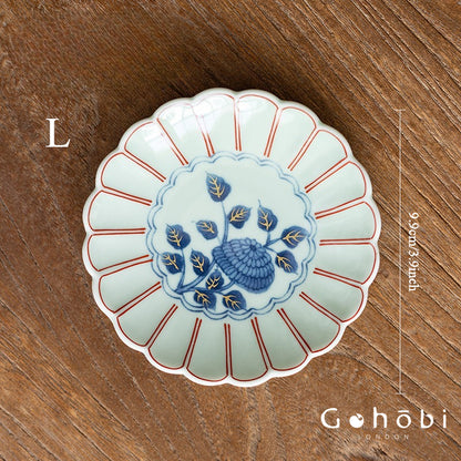 Gohobi Japanese Hosami Yaki Blue & White Small Bowl Set [Made in Japan] – Six-Piece Gift Box