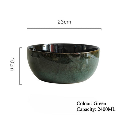 Gohobi Creative Kiln-Change Large Ceramic Bowl