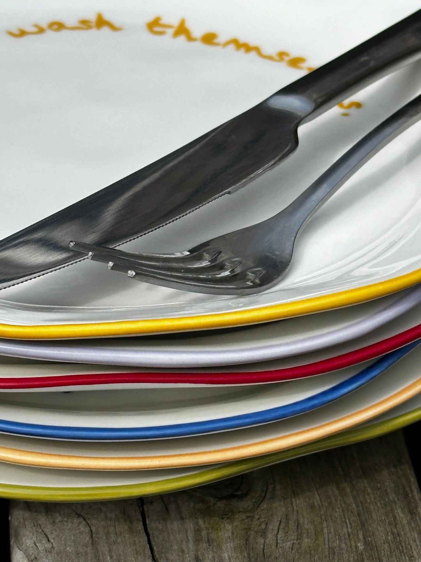 Gohobi x MÆGEN Statement Plate - 'these dishes won't wash themselves.'