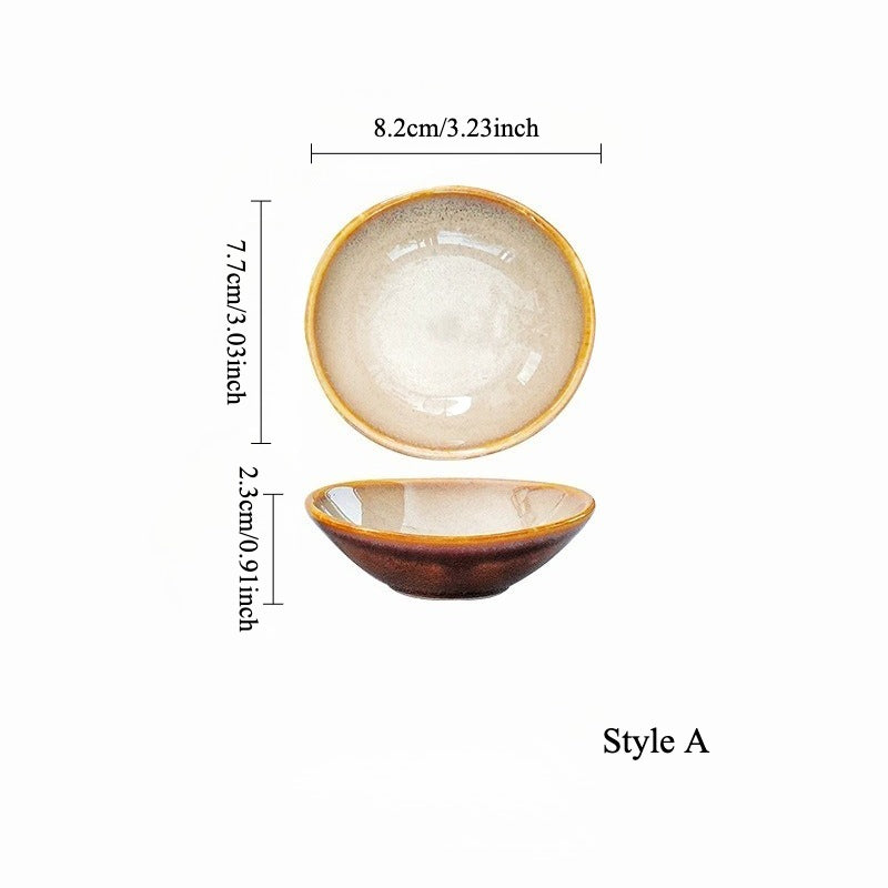 Gohobi Oval Ceramic Sauce Dish