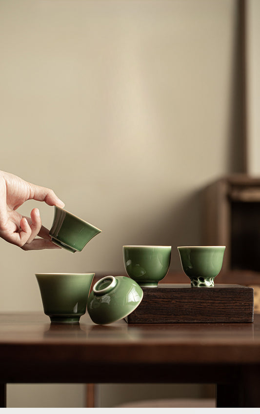 Tasse à thé vert faite à la main par Gohobi