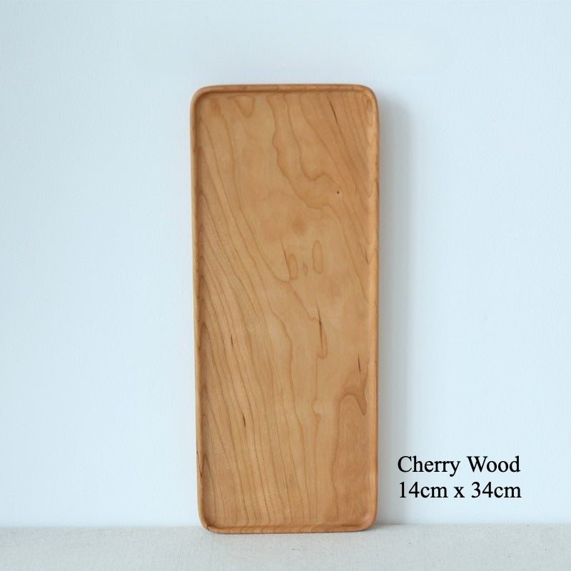 Gohobi Japanese-Inspired Solid Wood Tea Tray