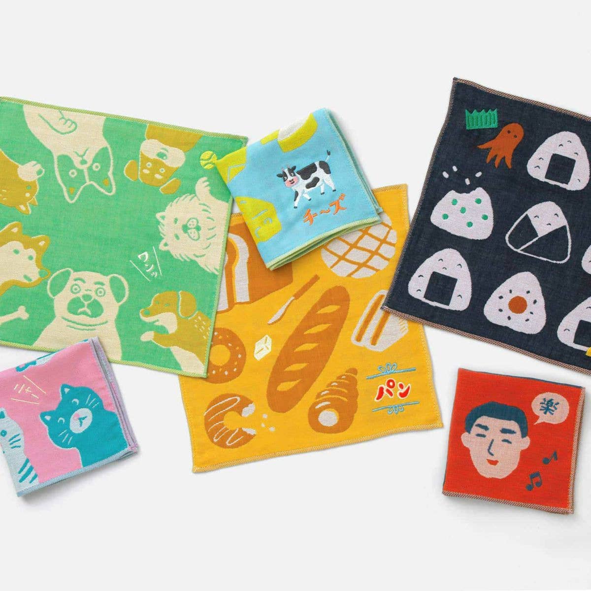 HereThe Hightide New Retro Gauze Handkerchief