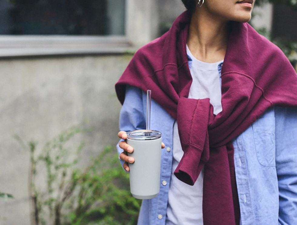Gohobi x Kinto TO GO TUMBLER 480ml with straw