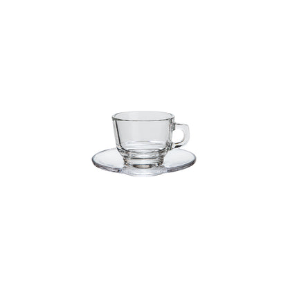 Kinto LUX glass expresso cup 80ml/ cup 250ml / mug 280ml/ 360ml Saucer 110mm/ 150mm