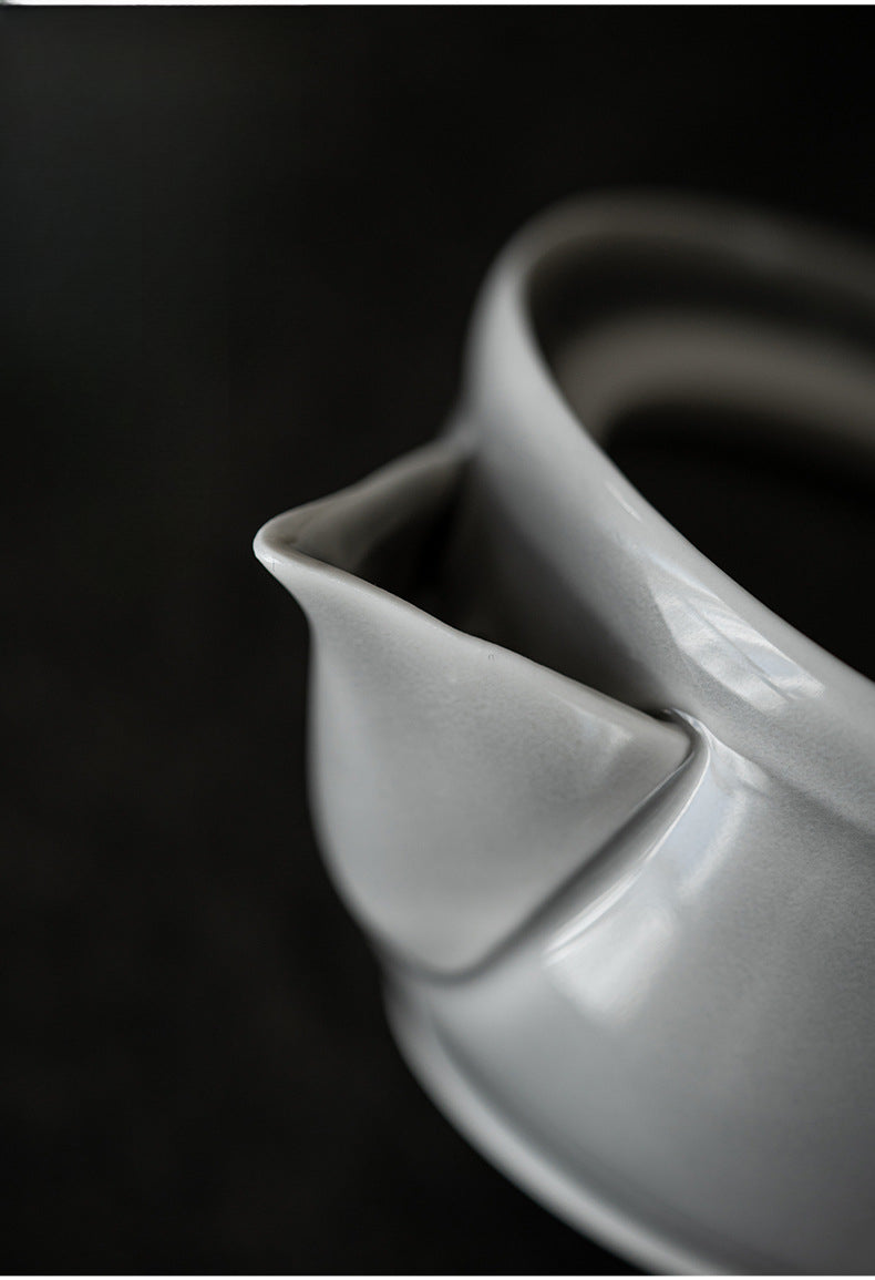Gohobi Ice Gray Glaze Hand Teapot