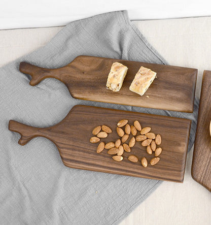 Gohobi Black Walnut Wooden Cutting Board with Handle