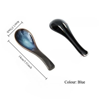 Gohobi Japanese-Style Kiln-Change Ceramic Spoon