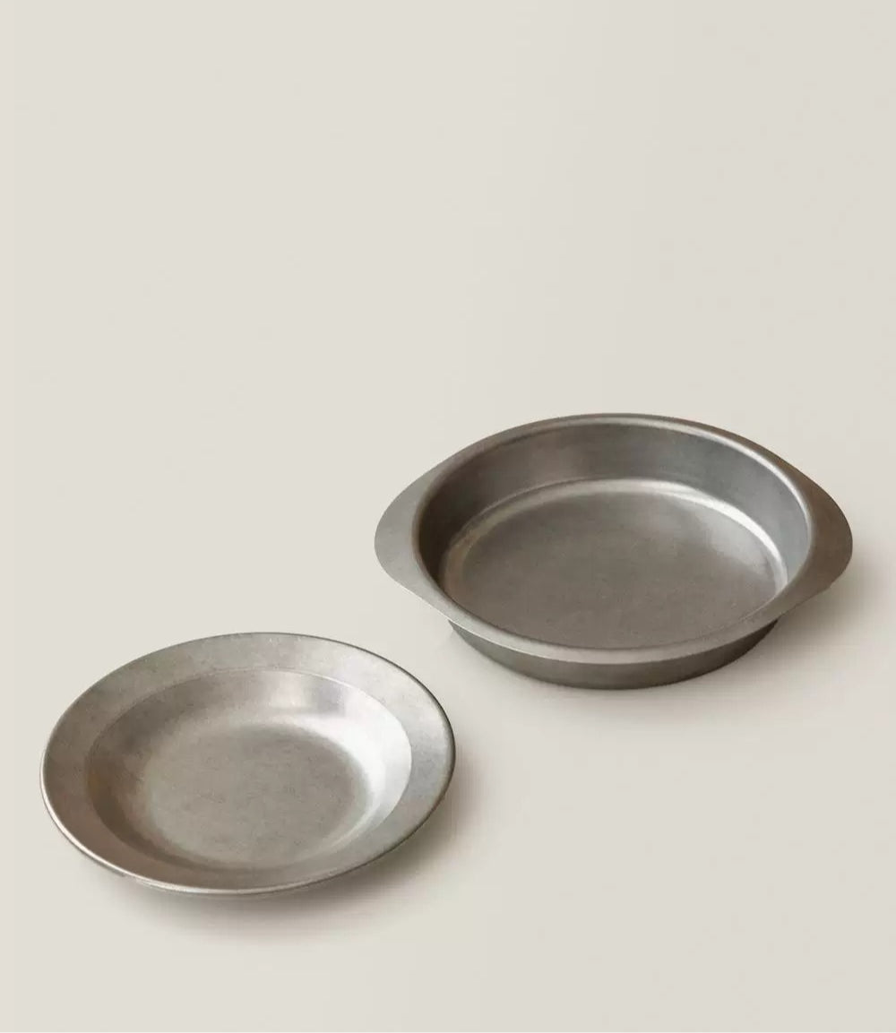 Gohobi American Retro Stainless Steel Camping Plate