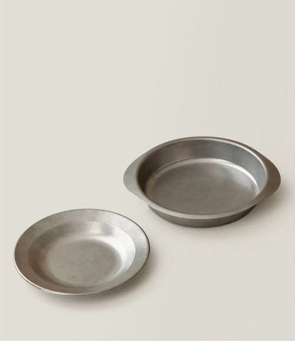 Gohobi American Retro Stainless Steel Camping Plate