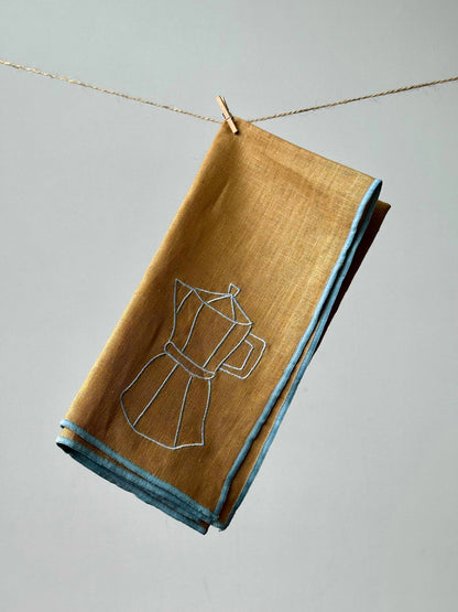 MÆGEN Linen Blend Napkins - Cafetiere (Set of 2)