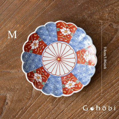 Gohobi Japanese Hosami Yaki Blue & White Small Bowl Set [Made in Japan] – Six-Piece Gift Box