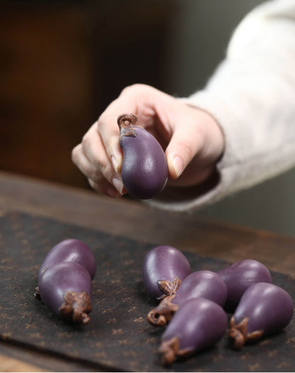 Gohobi Yixing Purple Sand Eggplant Tea Pet