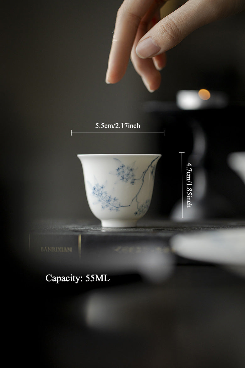 Gohobi Hand-Painted Osmanthus Tea Cup