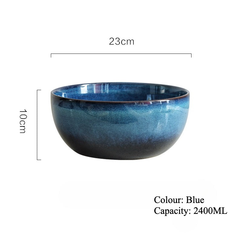 Gohobi Creative Kiln-Change Large Ceramic Bowl