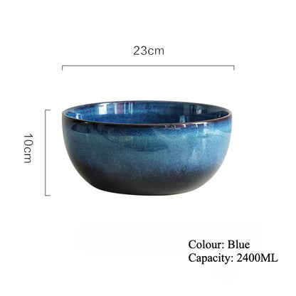 Gohobi Creative Kiln-Change Large Ceramic Bowl