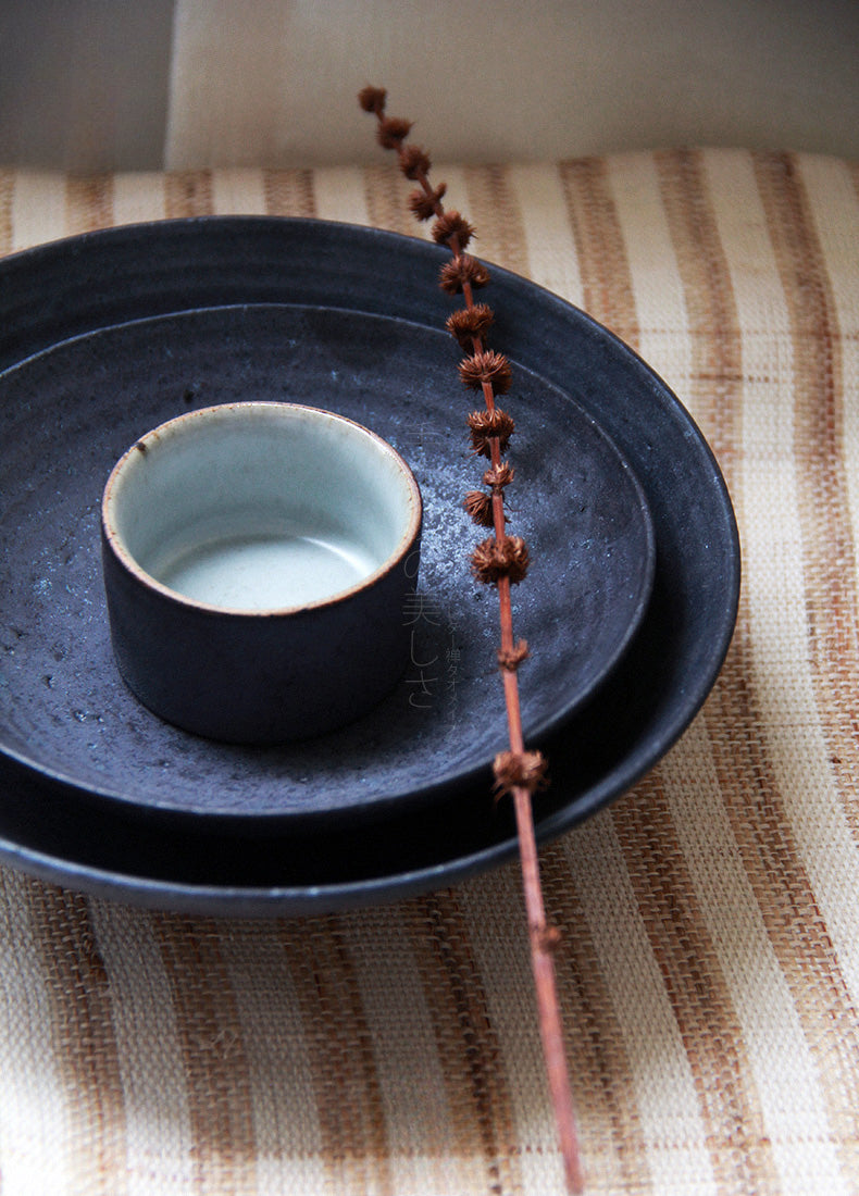 Gohobi Jiutu Coarse Pottery Plate