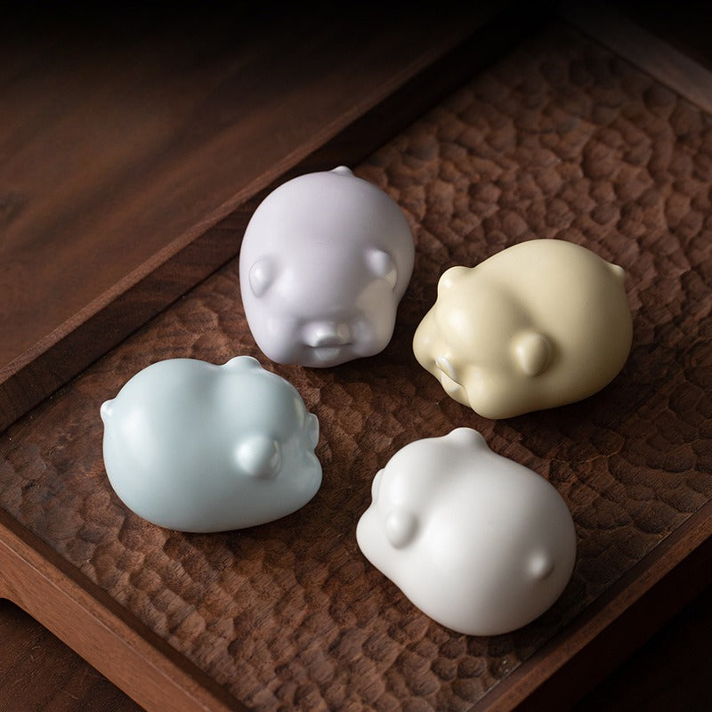 Gohobi Lucky Pig Tea Pet