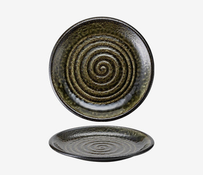 Gohobi Made in Japan Mino Ware Wabi-Sabi Plate – Ceramic Side Plate [Made in Japan]