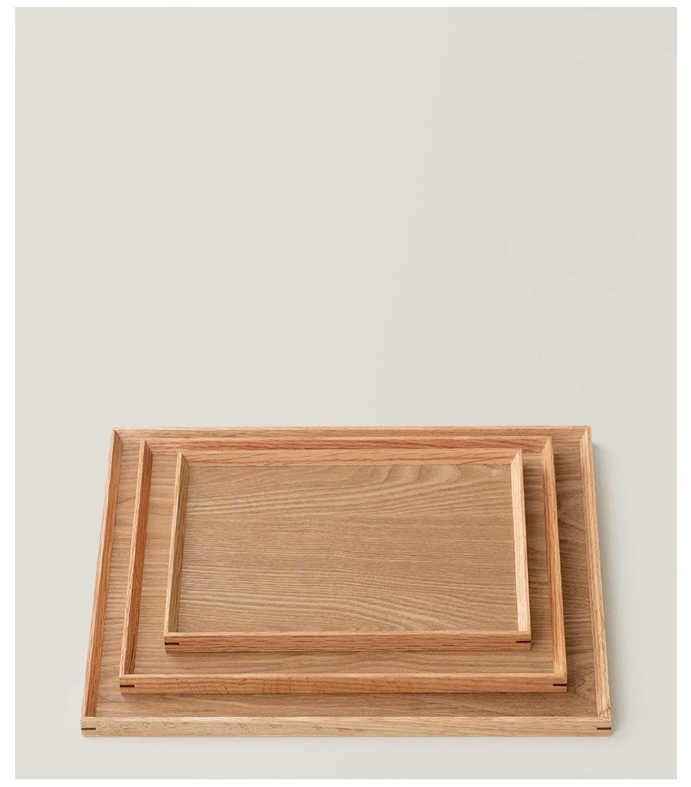 Gohobi Japanese-Style Solid Wood Serving Tray