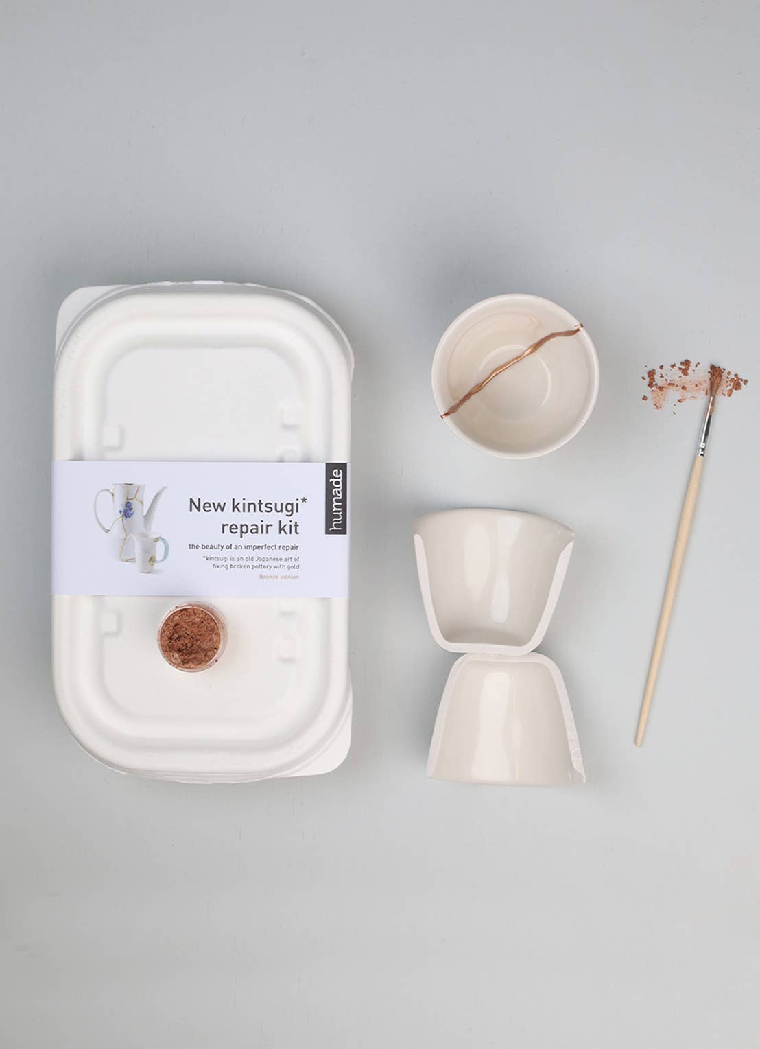 HereThe Kintsugi kit, bronze | the original retail package since 2009
