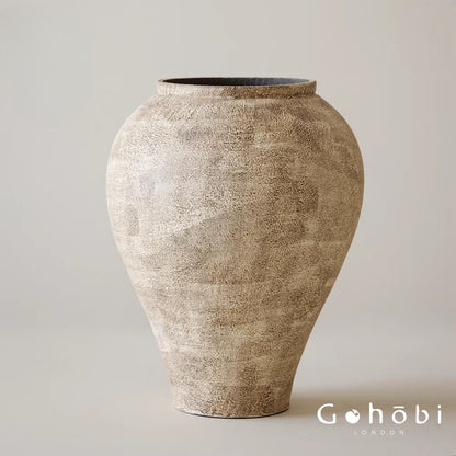 Gohobi Japanese-style Wabi Sabi Handmade Zen Large Vase 019