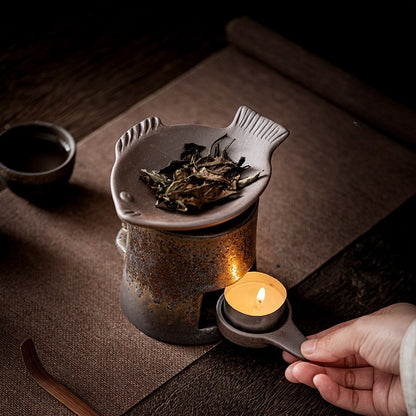 Gohobi Vintage Ceramic Tea Roaster