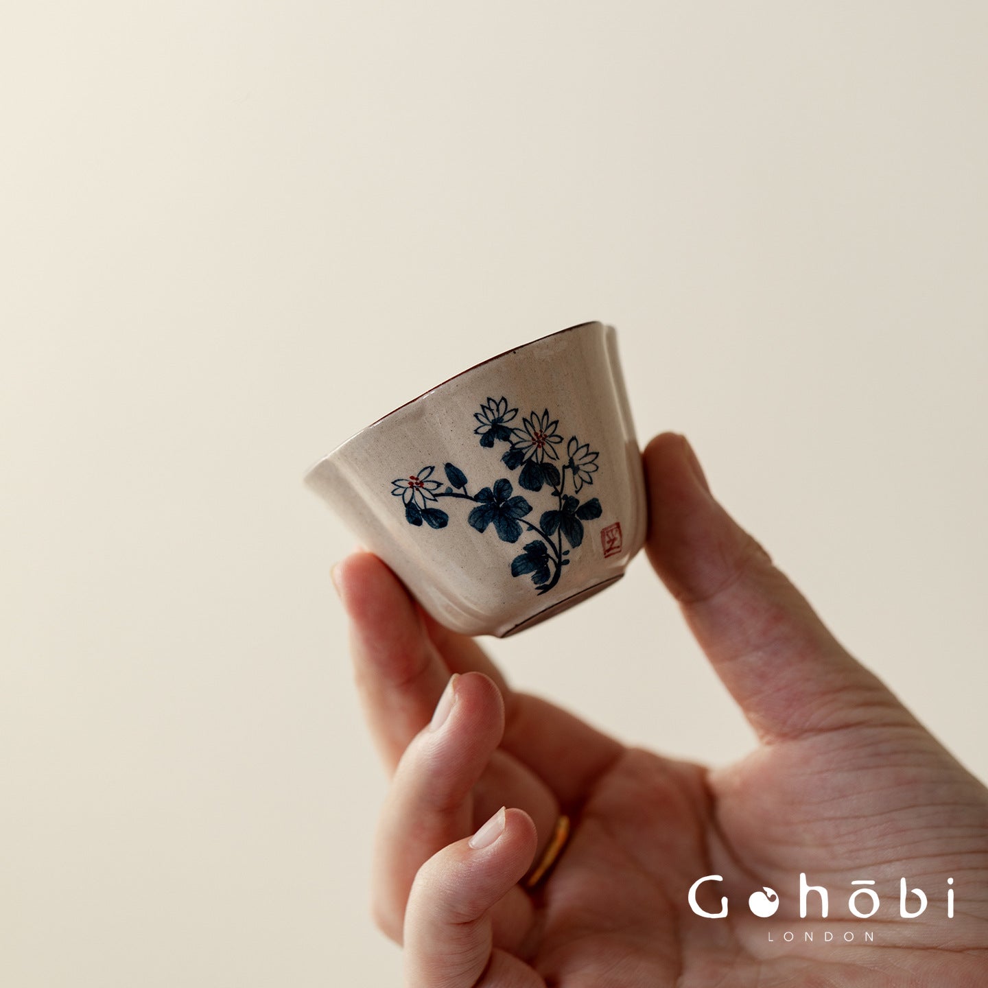 Gohobi Zhu Ni Yixing Purple Sand Travel Tea Set – Portable Gongfu Tea Set with Leather Case