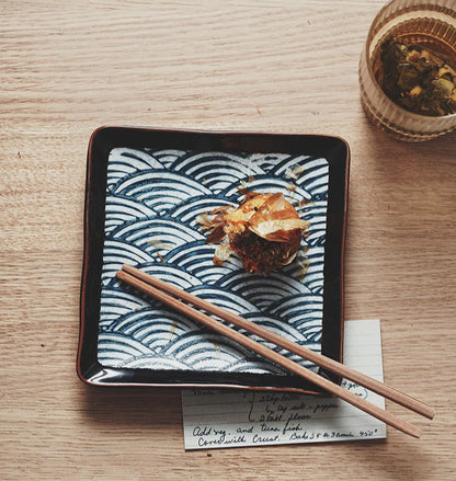 Gohobi Wave Pattern Rectangular Plate