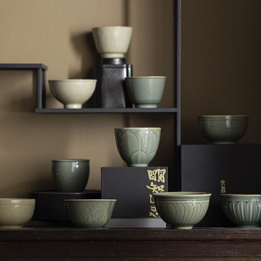 Gohobi Yaozhou Kiln Green Tea Cup