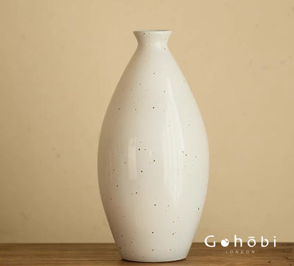 Gohobi Medieval Retro Ceramic Vase – Handmade Decorative Flower Vase for Home and Living Room
