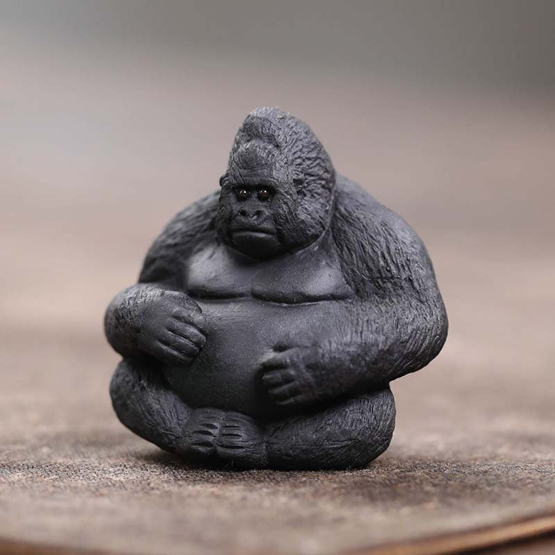 Gohobi Handmade Ceramic YiXing Clay Animals Ornament Tea pet