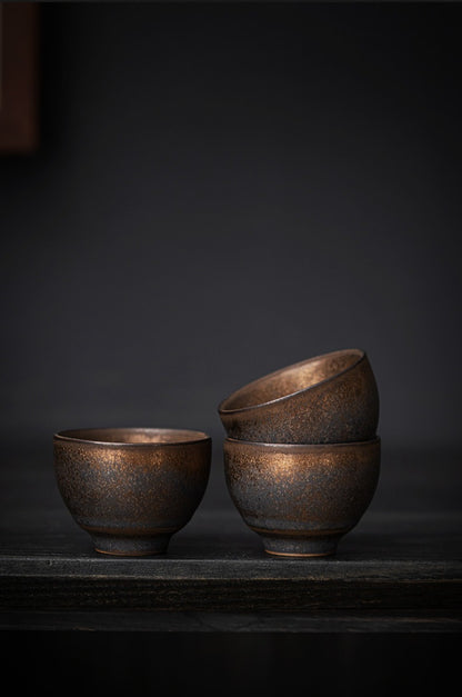 Gohobi Gilded Kung Fu Tea Cup