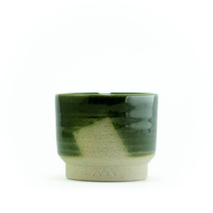 Asemi Co. Tea & Coffee Cups - Seto-yaki Oribe [Made in Japan]