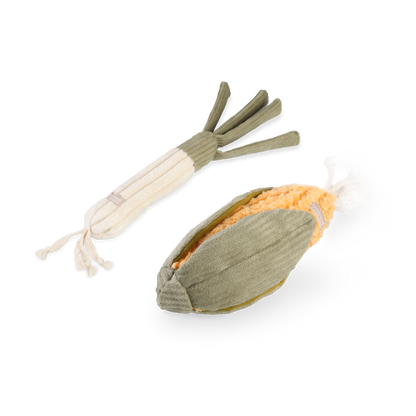 Gohobi x Lambwolf CORN + LEEK SET//ENRICHMENT DOG TOY