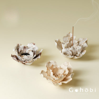 Gohobi Handmade Floral Incense Holder 001 - Lily
