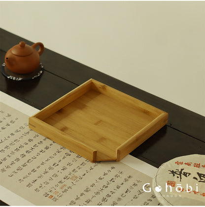 Gohobi Bamboo Pu’er Tea Tray – Multi-Layer Drawer Style Gongfu Tea Tray