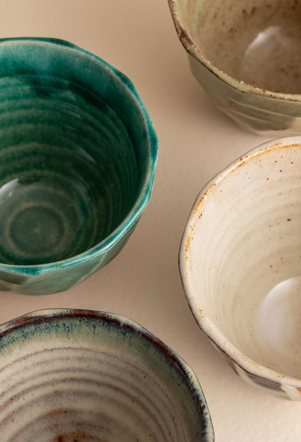 Gohobi Japanese Minoyaki Retro Coarse Pottery Teacup – Wabi Sabi Handmade Ceramic Master Cup | Made in Japan