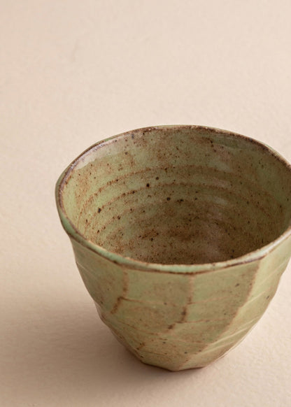Gohobi Japanese Minoyaki Retro Coarse Pottery Teacup – Wabi Sabi Handmade Ceramic Master Cup | Made in Japan