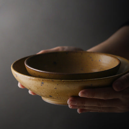 Gohobi Jiutu Coarse Pottery Plate