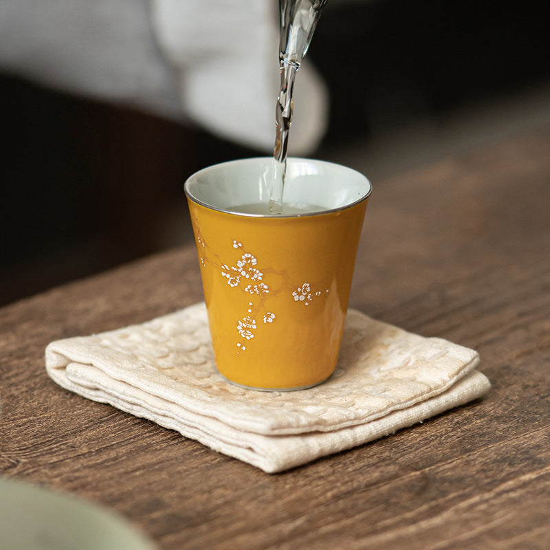 Gohobi Ming Yellow Handcrafted Tea Cup