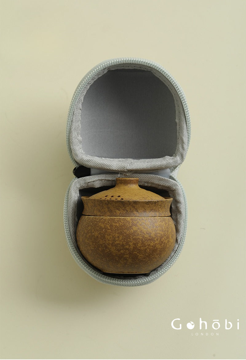 Gohobi Portable Travel Tea Set – One Pot One Cup Gongfu Tea Set for One
