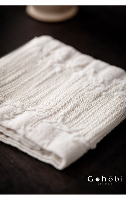 Gohobi Cotton Tea Towel – Thick Absorbent Teapot Cloth and Heat Insulation Tea Coaster