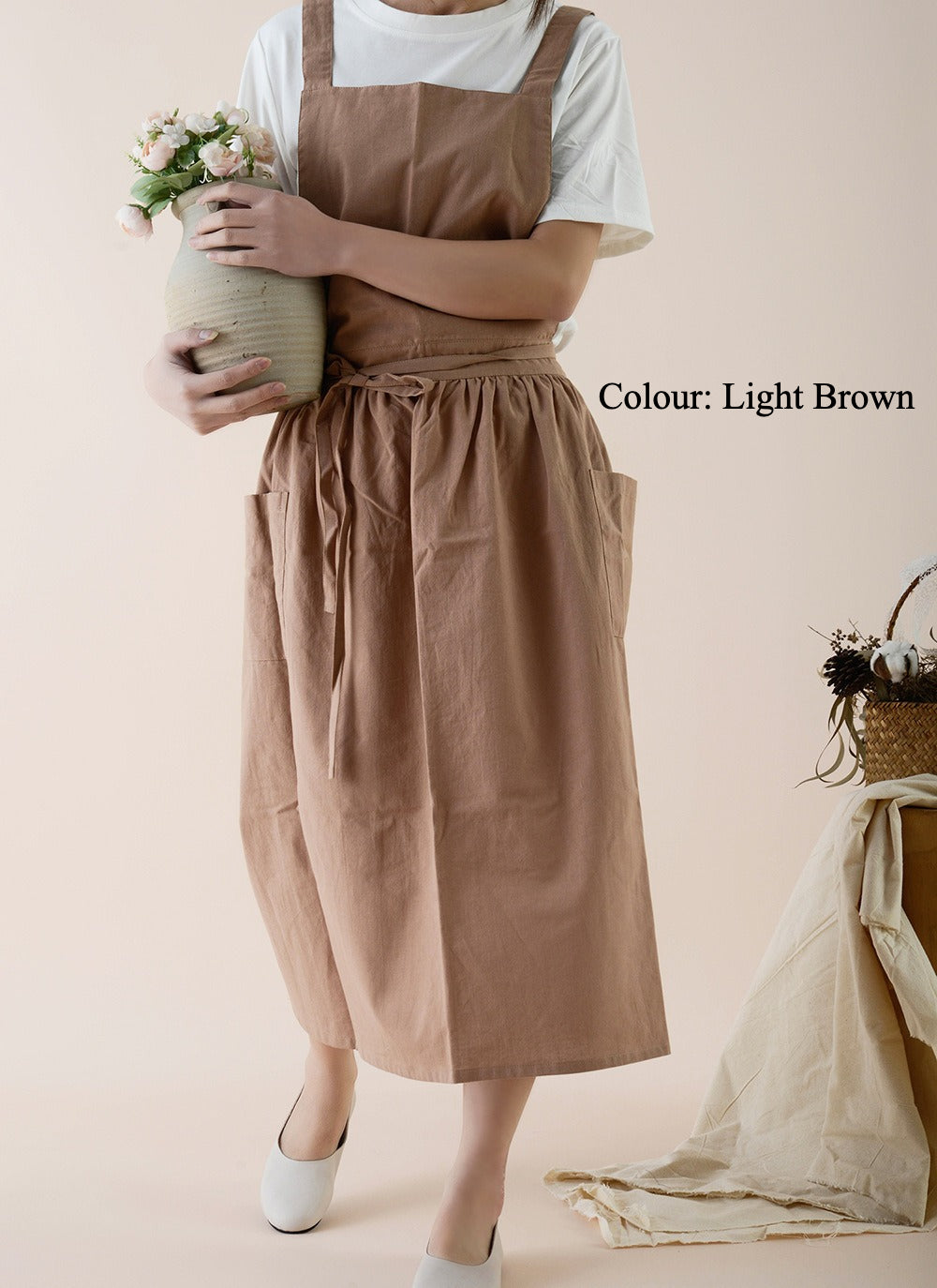 Gohobi Cotton-Linen Apron