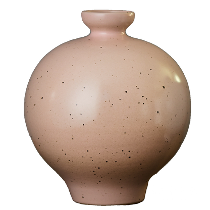 Gohobi Jingdezhen Handmade Ceramic Vase – Coarse Pottery Retro Spherical Flower Vase