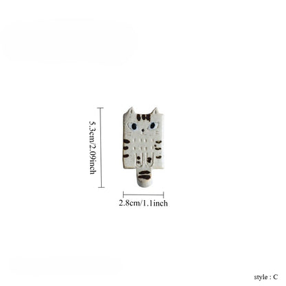 Gohobi Ceramic Cat & Dog Chopstick Rest