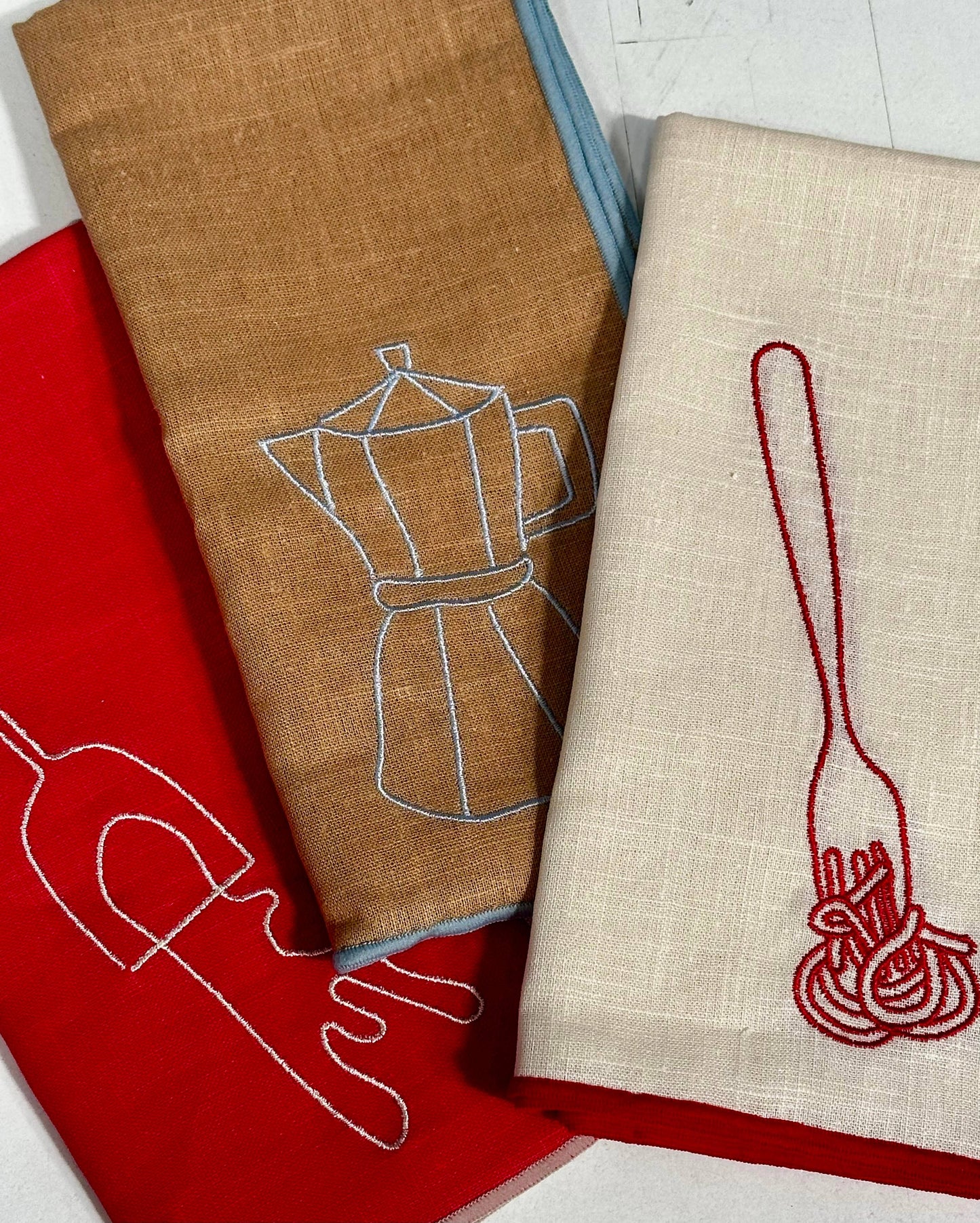 MÆGEN Linen Blend Napkins - Cafetiere (Set of 2)