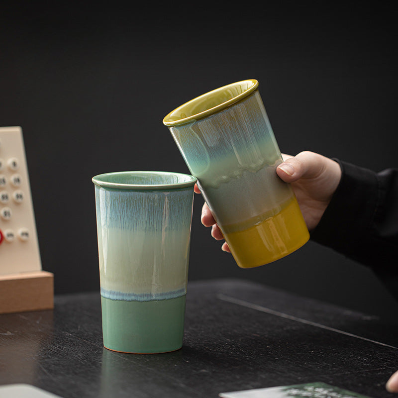 Gohobi Flow Glaze Ceramic Large Cup