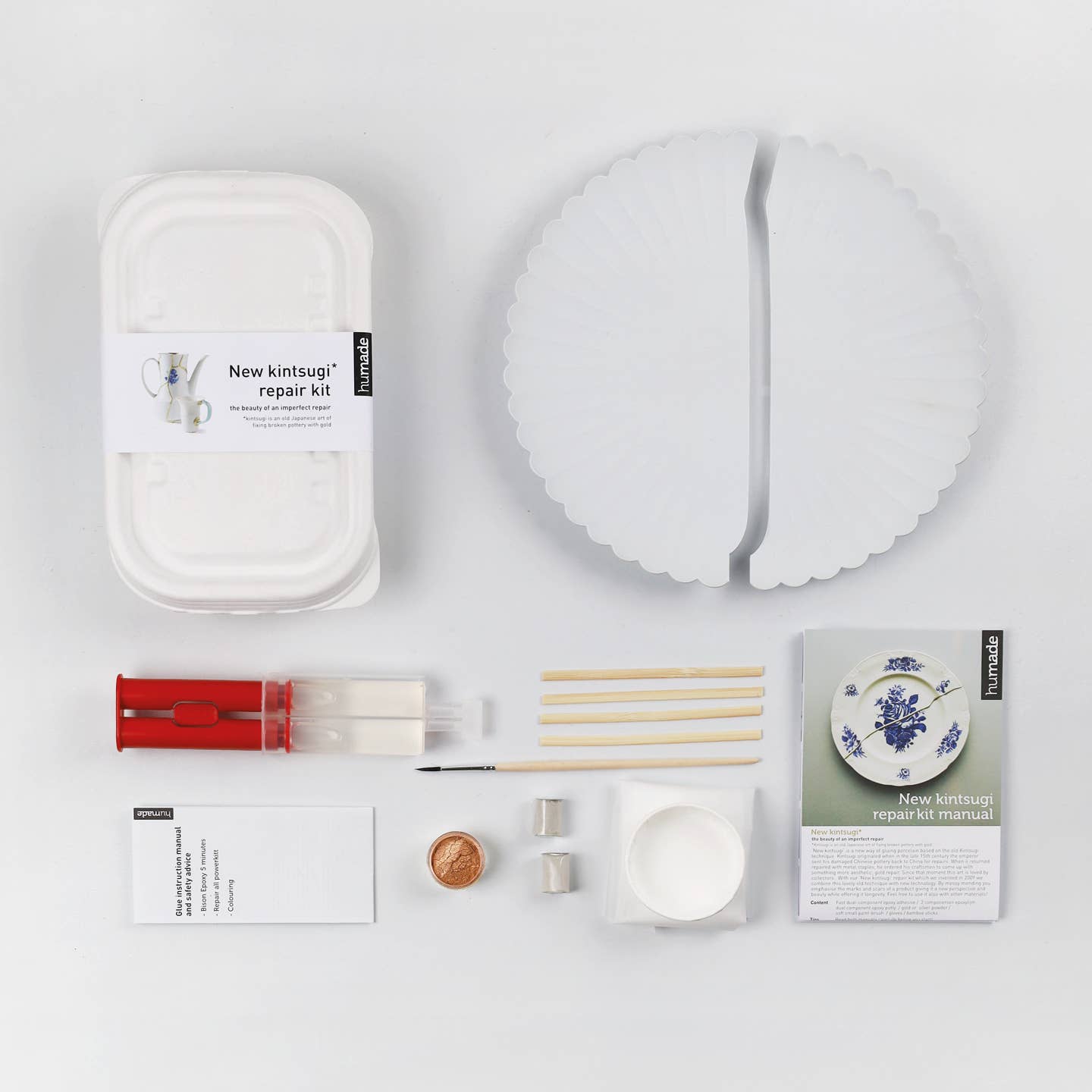 HereThe Kintsugi kit, bronze | the original retail package since 2009