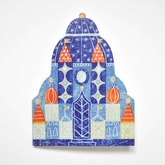 Mortlake Papers Winter Palace Shaped Greeting Card [Made in the UK]